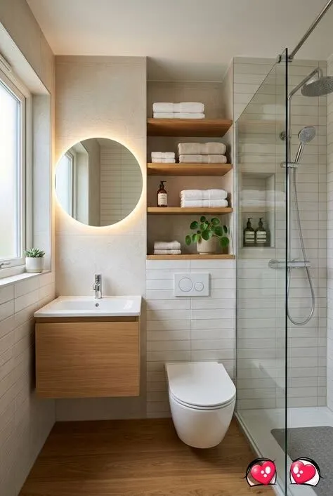 Bathrooms - New Flat with Parking in Plaisir