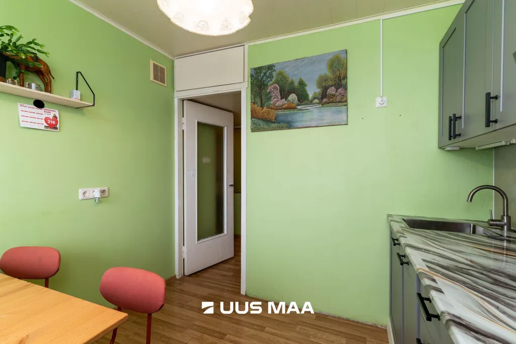 Cuisine - Two-Bedroom Penthouse with Balcony in Viljandi