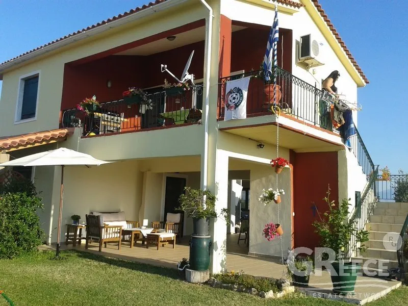 Terrace - Duplex with Sea View in Skala Abdera