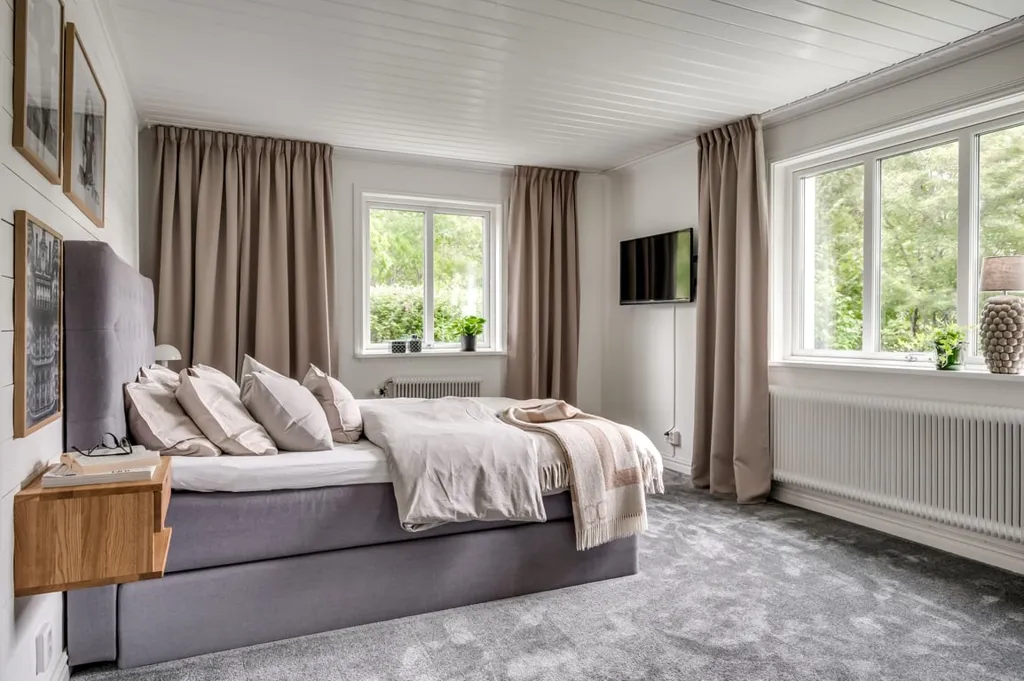 Camere da letto - 1920s Timber Villa with Garden in Kristinehamn