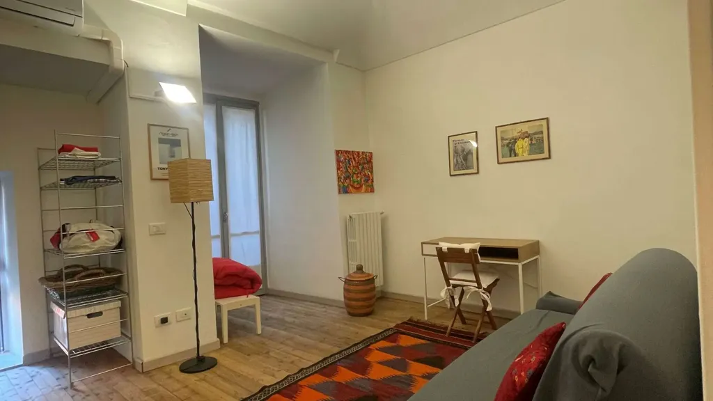 Séjour - Charming Apartment with Balcony in Asti