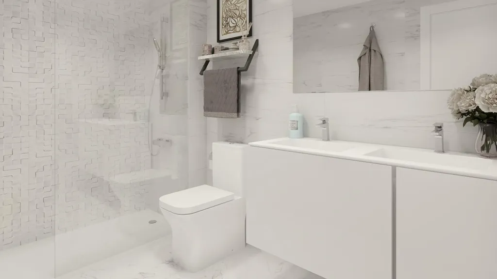 Salles de bain - New Build Flats with Open Views in Torremolinos