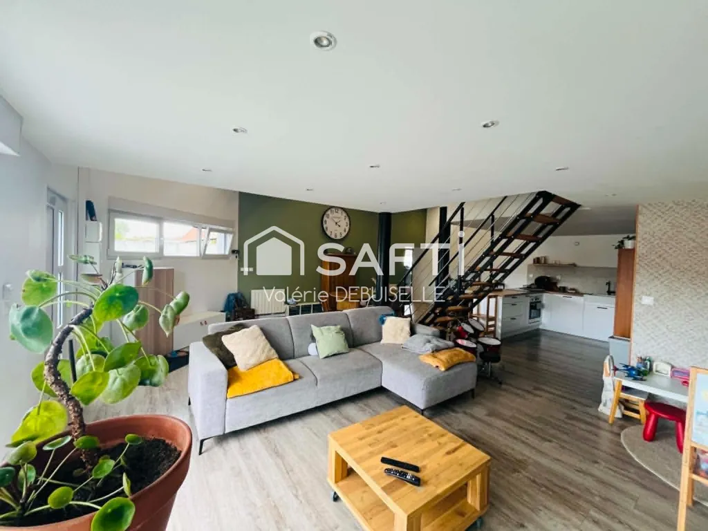 Living Room - Loft with Industrial Style in Annequin