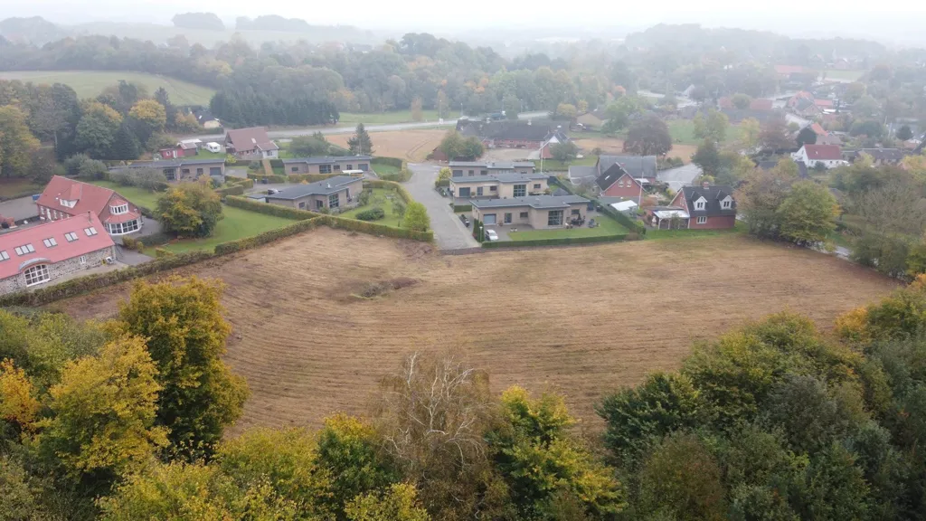 Vue aérienne - Year-Round Plot with 5G Coverage in Langå