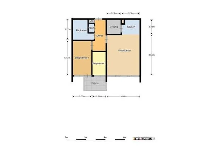 Plan - 3-Bedroom Apartment with Wilhelminaplein View in Eindhoven