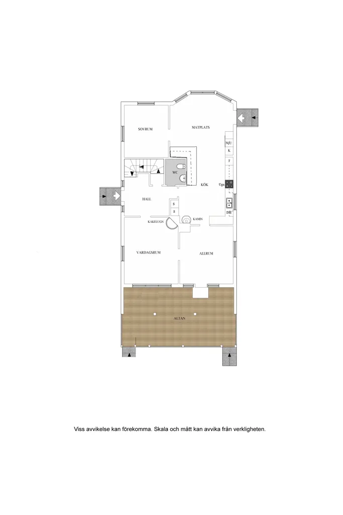 Plan - Villa with Workshop in Idyllic Setting