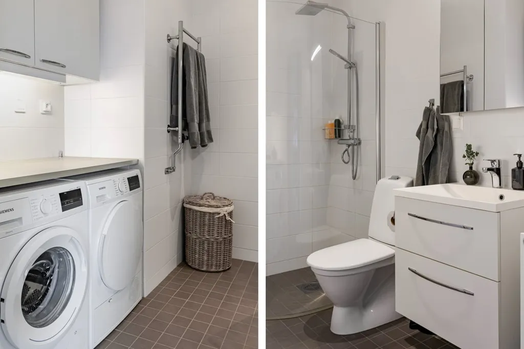 Bagni - Etagé Flat with Balcony & Rooftop in Kalmar