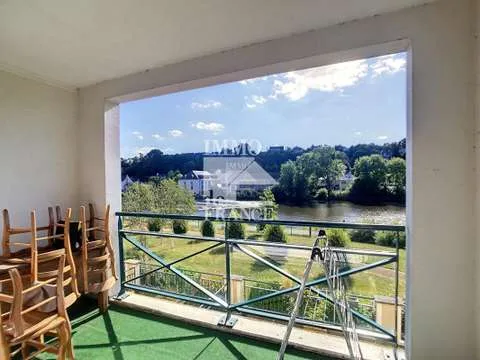 Balcon - Appartement 3 Pièces avec Vue sur la Mayenne à Laval