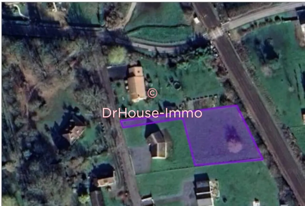 Õhuvaade - Arborated Plot with Private Entry in Moncé-en-Belin