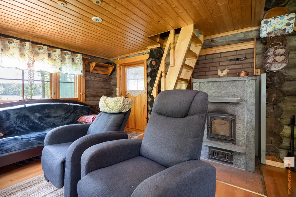 Soggiorno - Cottage with Private Lakefront in Pihtipudas