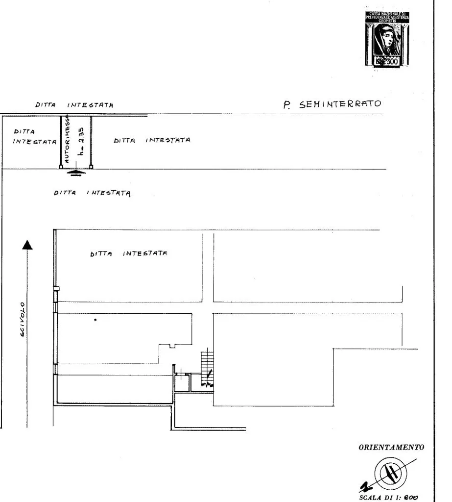 Plan - Renovated Apartment with Balconies in Vigevano