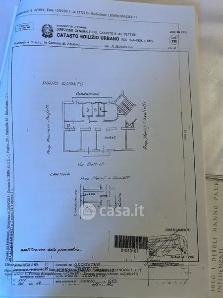 Spacious Apartment with Private Garage in Terni