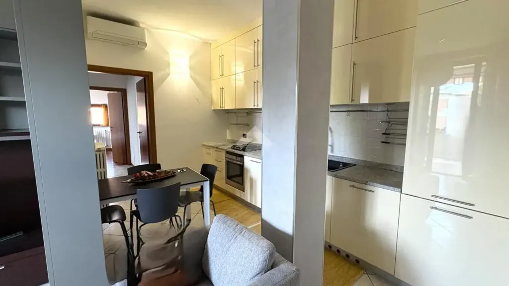 Cuisine - Modern Apartment with Terrace in Senago
