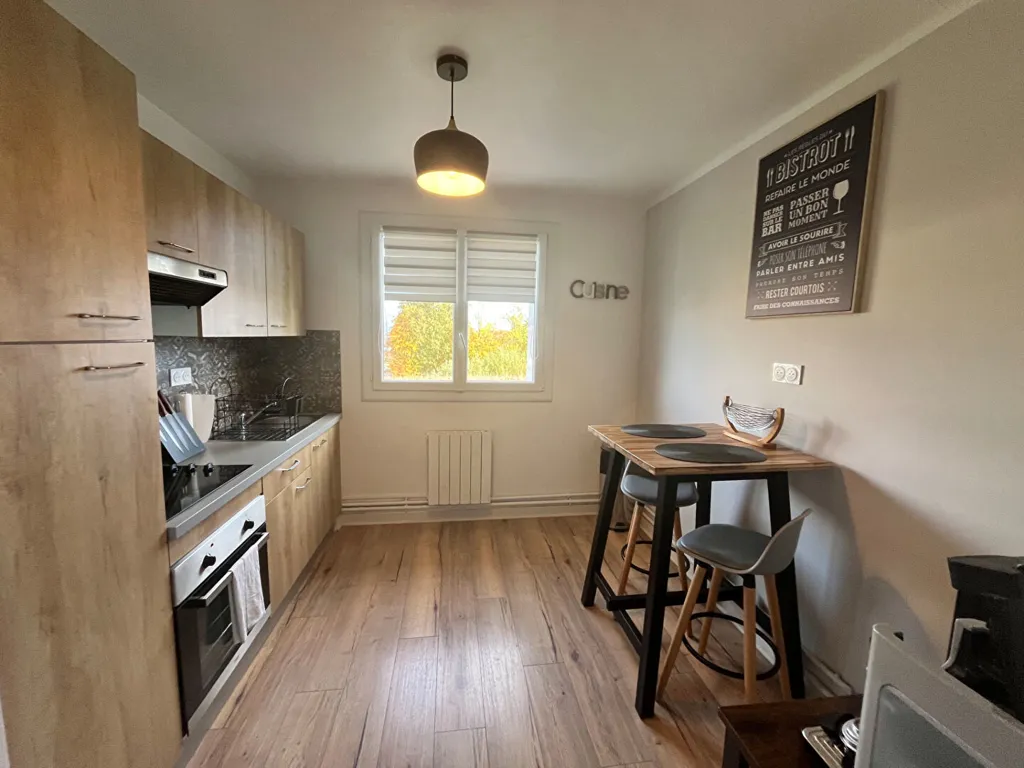Cuisine - Appartement T2 au Dernier Étage à Saint-Brieuc