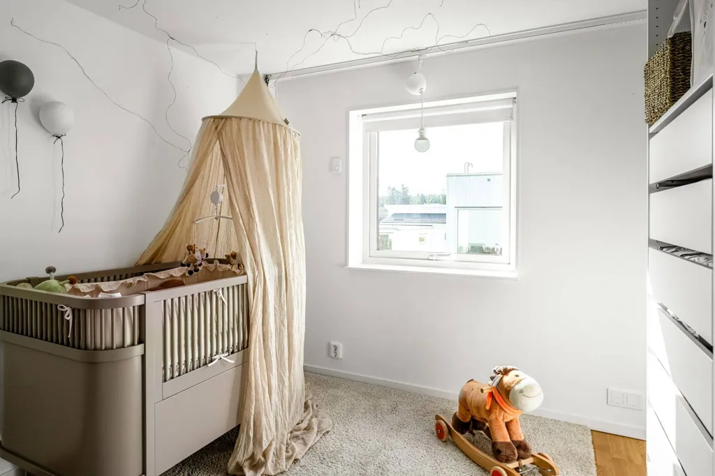 Camere da letto - Two-Storey Apartment with Panoramic Views in Glömsta