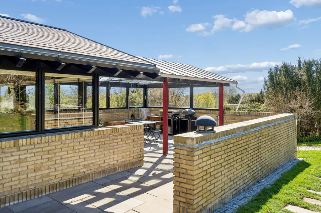 Terrace - Architectural Villa with Unique View in Gl. Holte