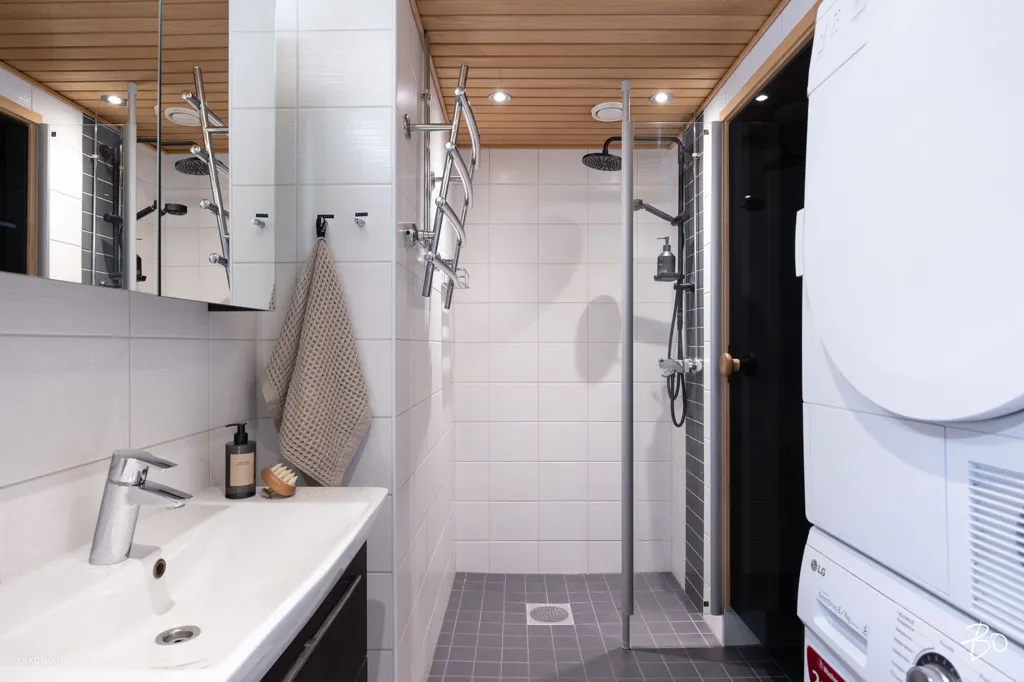 Salles de bain - City Centre Apartment with Sauna in Tampere
