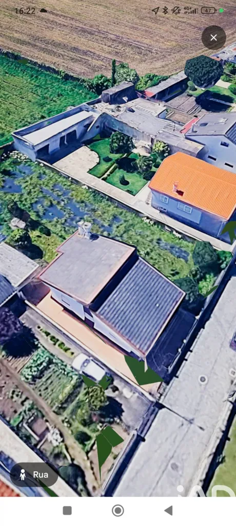 Õhuvaade - Buildable Plot with Church View in Beiriz