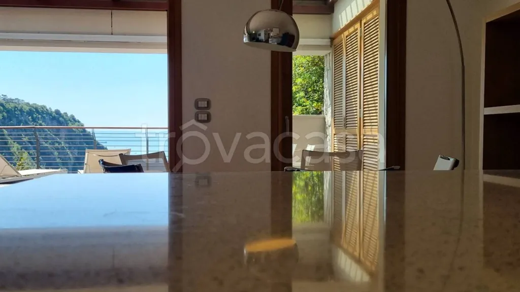 Balcony - Penthouse with Sea View in Duino Aurisina