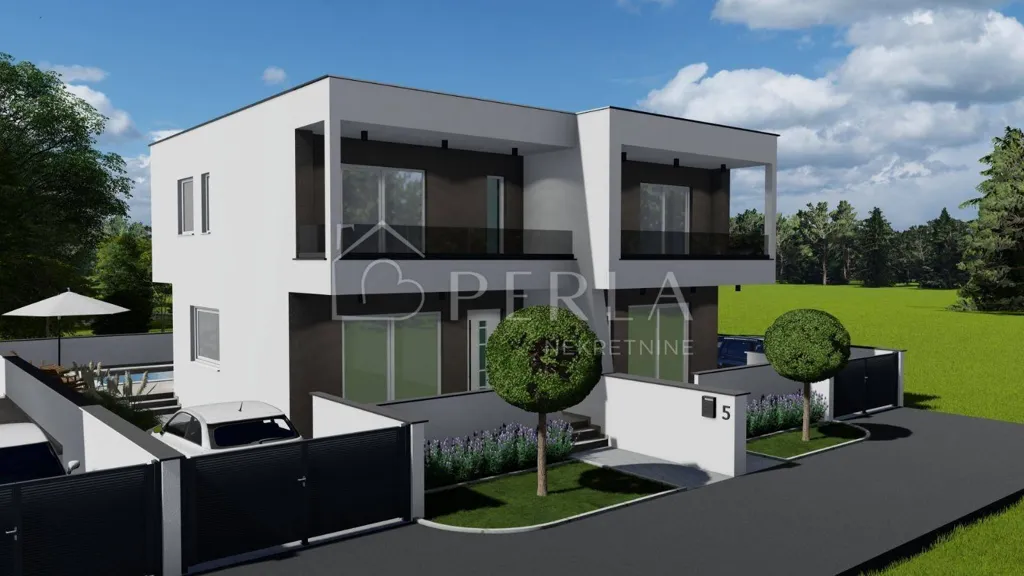 Modern Duplex with Pool near Zadar