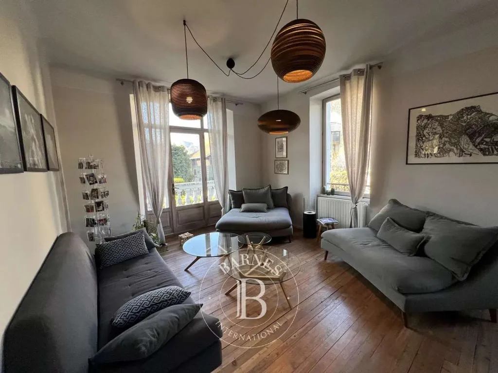Living Room - Traditional House with Mont-Blanc Views in Sallanches