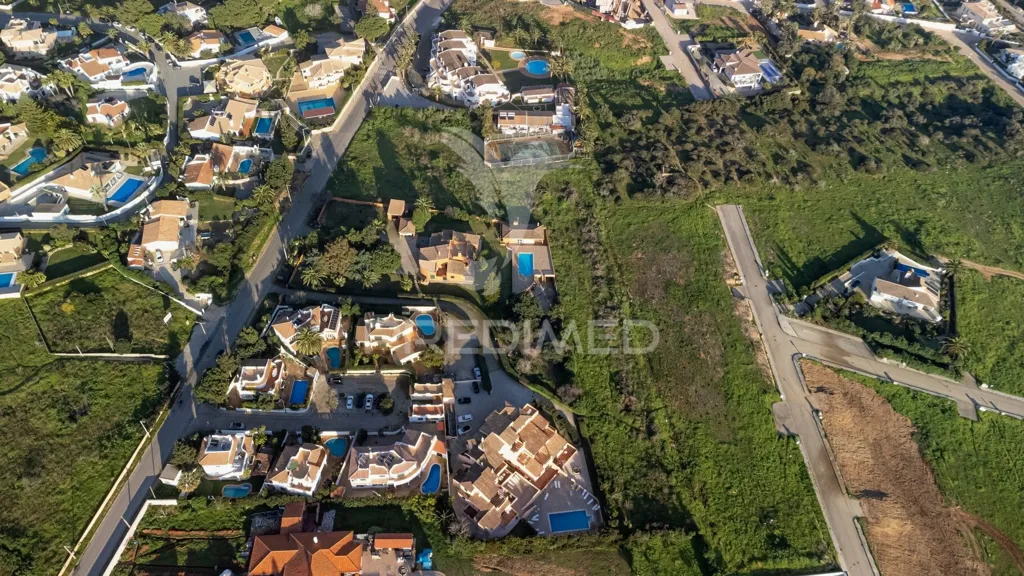 Aerial - Developable Land with Sea View near Praia da Luz