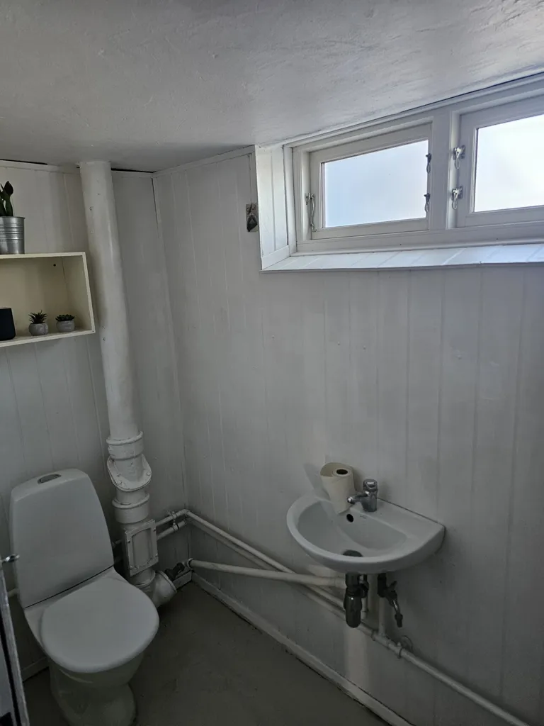 Salles de bain - Charming Basement Flat with Terrace in Lyngby