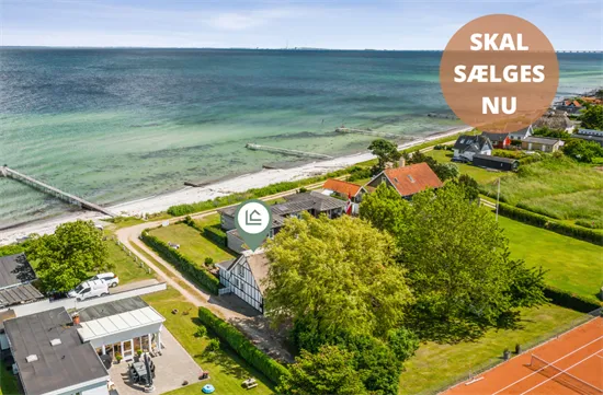 Õhuvaade - Cottage with Sea View in Nyborg
