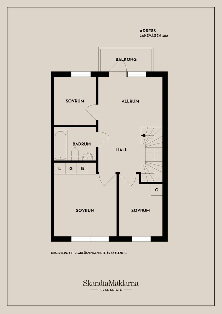 Plan - Apartment with Balcony in Ekeby Almby, Örebro