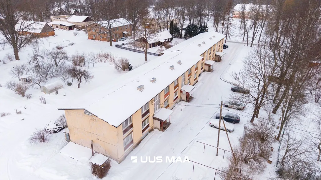 Õhuvaade - Renovated Apartment with Balcony in Ahja Centre
