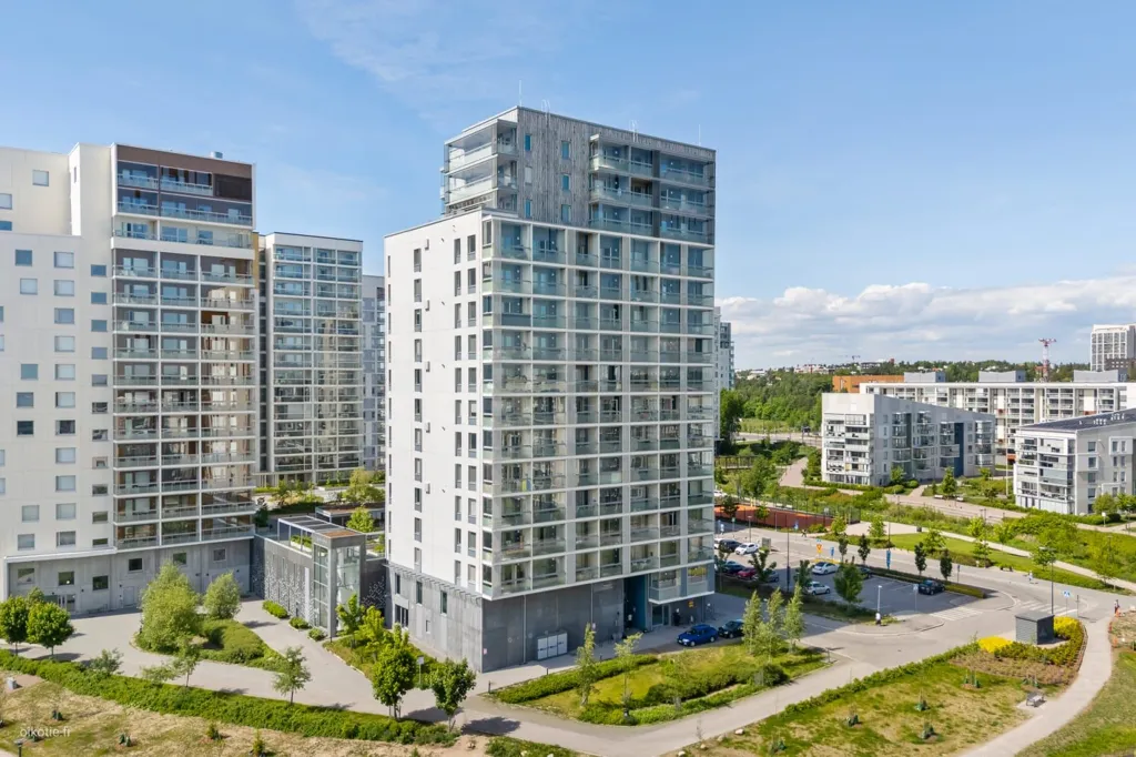 Õhuvaade - Compact Flat with Balcony in Leppävaara, Espoo
