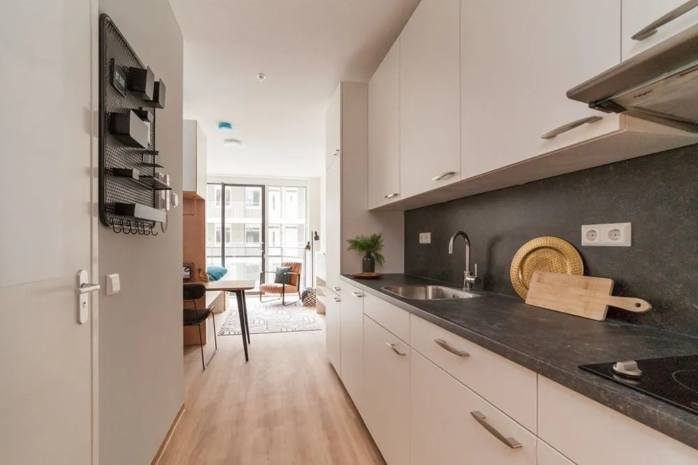 Köök - Studio Apartment in Rotterdam Centre