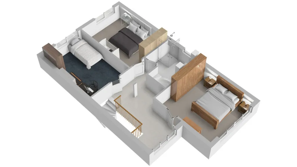 Plan - Maison d'Architecte avec Terrasse à Châtelet