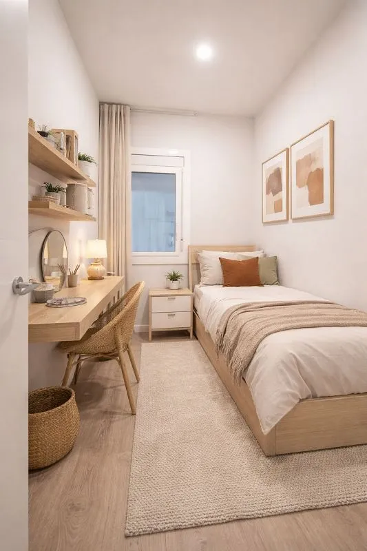 Bedrooms - Reform Apartment with Balcony in Barcelona