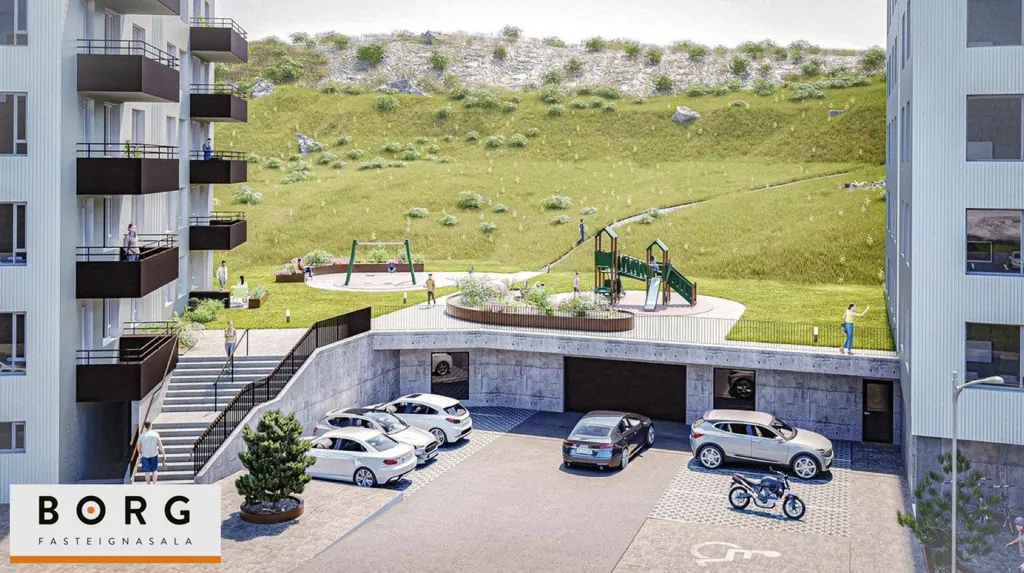 Exterior - New 2-Bedroom Apartment with Elevator in Hafnarfjörður