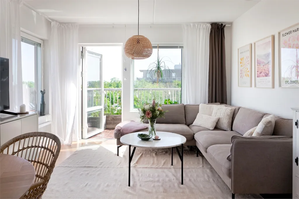 Séjour - Apartment with Sea View in Vattenbrynet