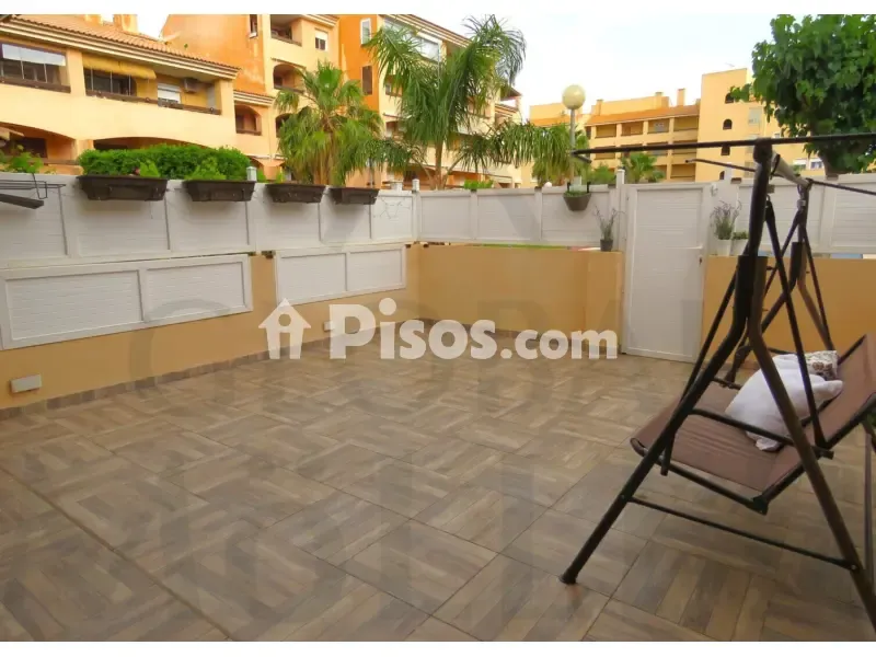 Terrasse - Semi-detached Chalet with Pool in Mar de Cristal