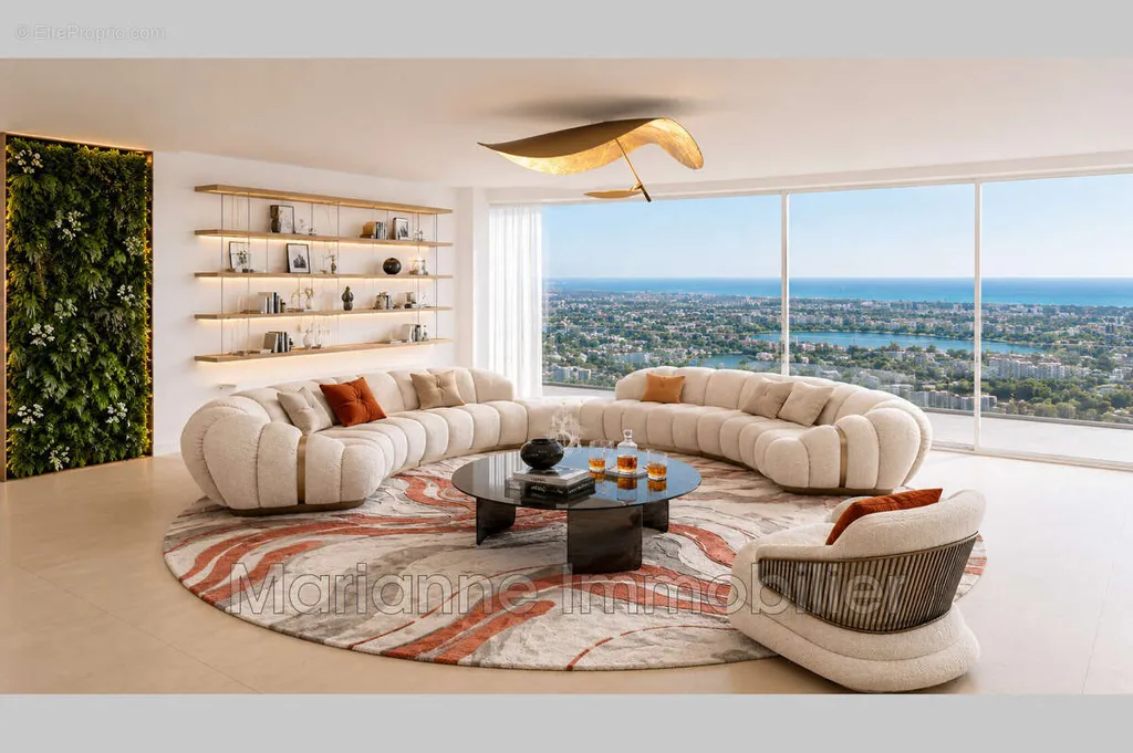 Séjour - Duplex Rooftop avec Terrasse Panoramique à Montpellier