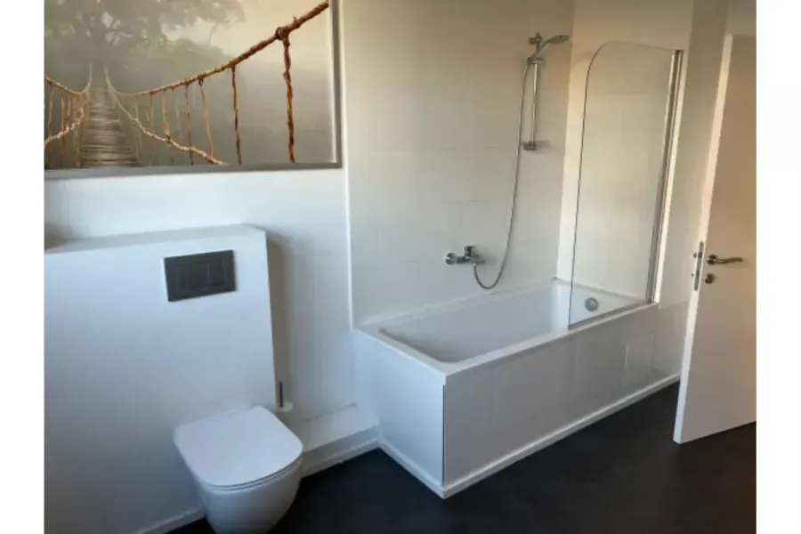 Salles de bain - Appartement à Jodoigne, Rue de Piétrain