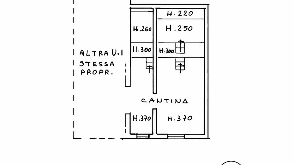 Plaan - Terraced House with Garden in Reggello