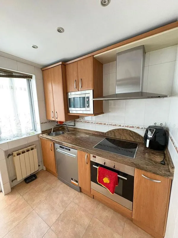 Kitchen - Furnished Flat with Ascensor in Madrid