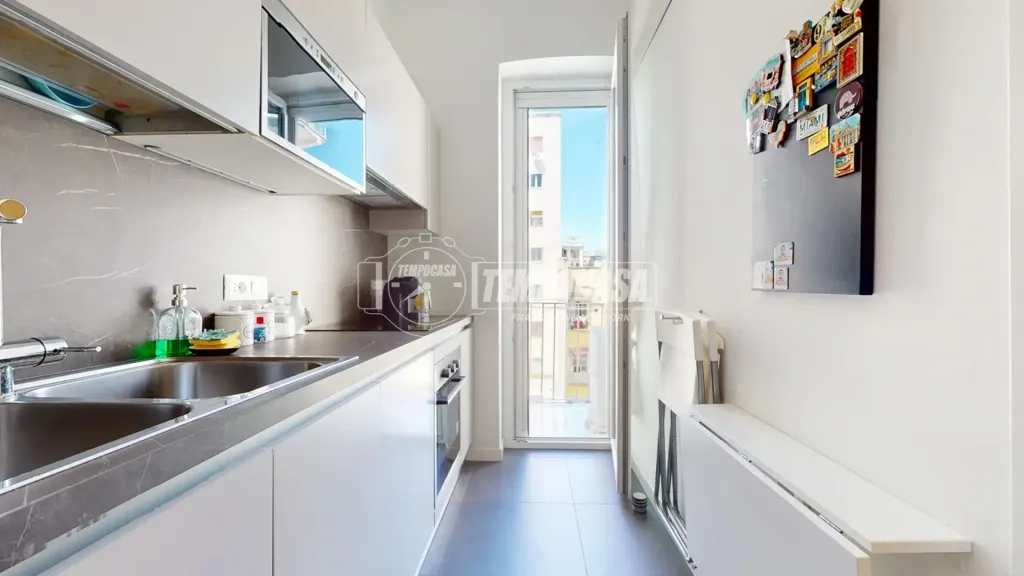 Köök - Central Apartment with Balcony in Bari