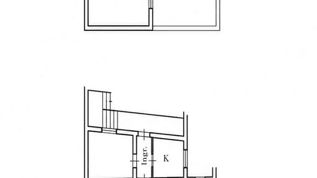 Plan - Independent House with Terrace in Marsala