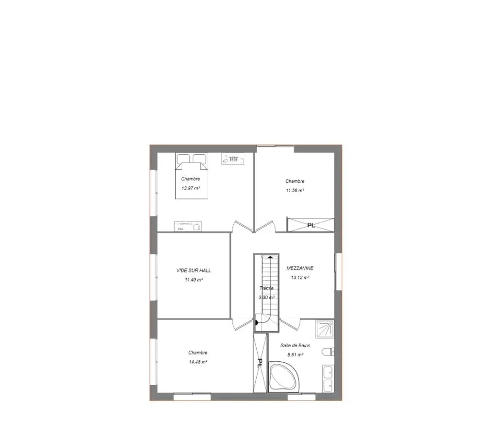 Plan - Maison à Construire avec Jardin à Vierzon