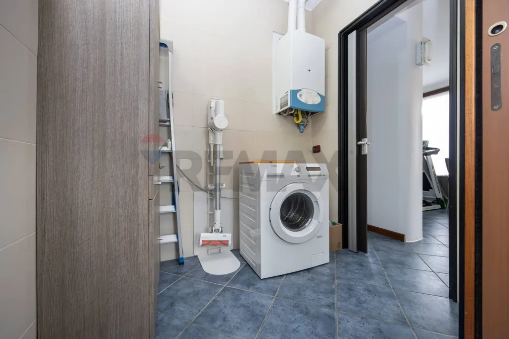 Pesuköök - Duplex Apartment with Terrace in Zelo Buon Persico