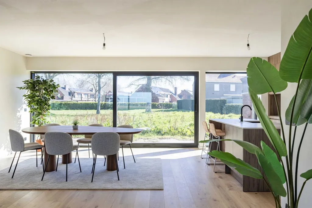Salle à manger - Villa Moderne avec Vue sur les Champs près de Vinkt