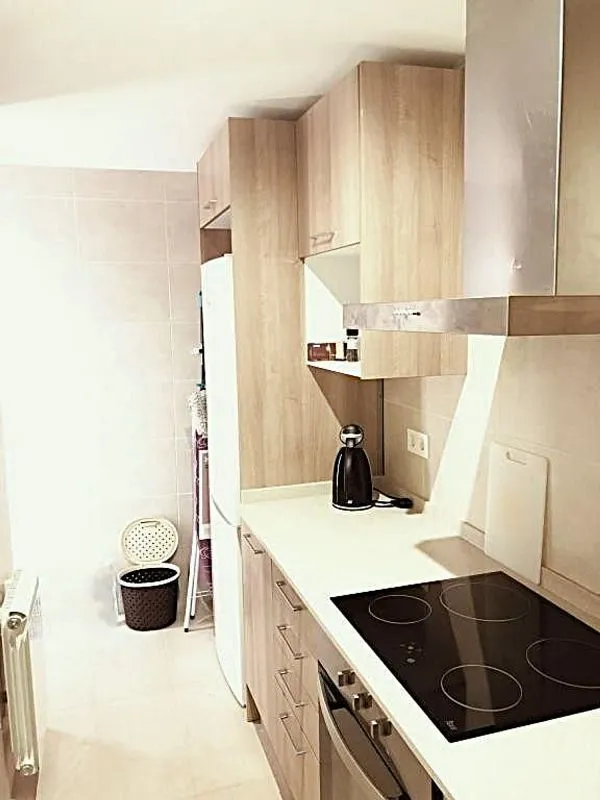 Köök - Apartment with Terrace in Nou Cambrils