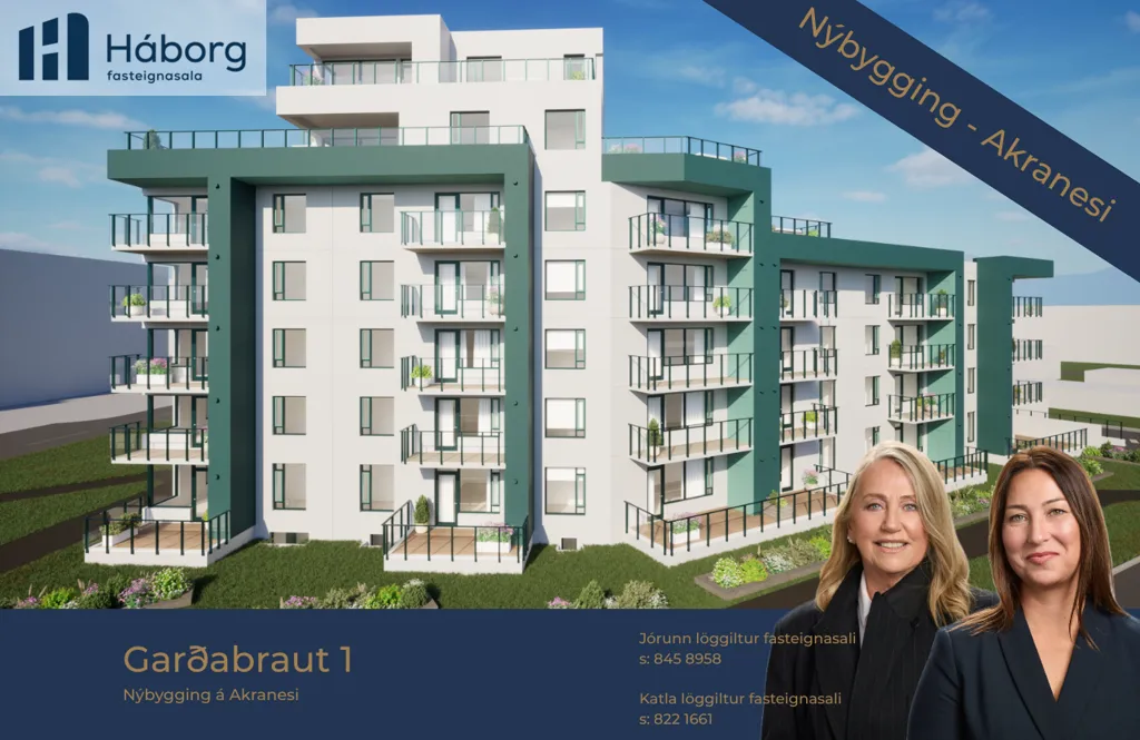4-toaline korter asukohas Akranes