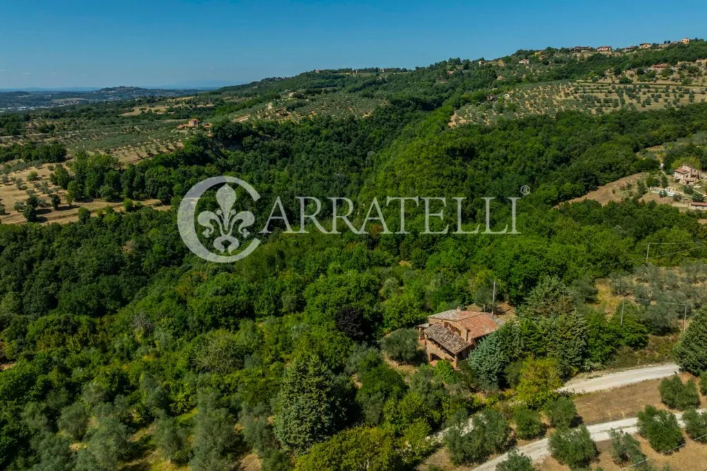 Õhuvaade - Luxury Farmhouse with Panoramic Views in Città della Pieve