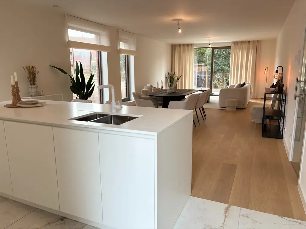 Cuisine - Appartement avec Terrasse et Vue à Merelbeke